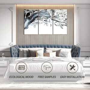 Tấm Ốp Tường Hiện Đại Tường Nền Tv Trang Trí Nhà Tấm Hàng Rào Wpc Vân Gỗ Tấm Ốp Tường Nội Thất Wpc Cho Khách Sạn - Product Image 4