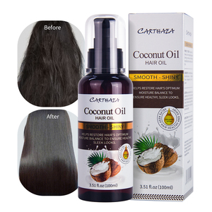 Aceite Capilar de Coco para el Cabello Seco, Venta al por Mayor, Tratamiento Reparador Nutritivo Profundo con Colágeno Suave - Product Image 3