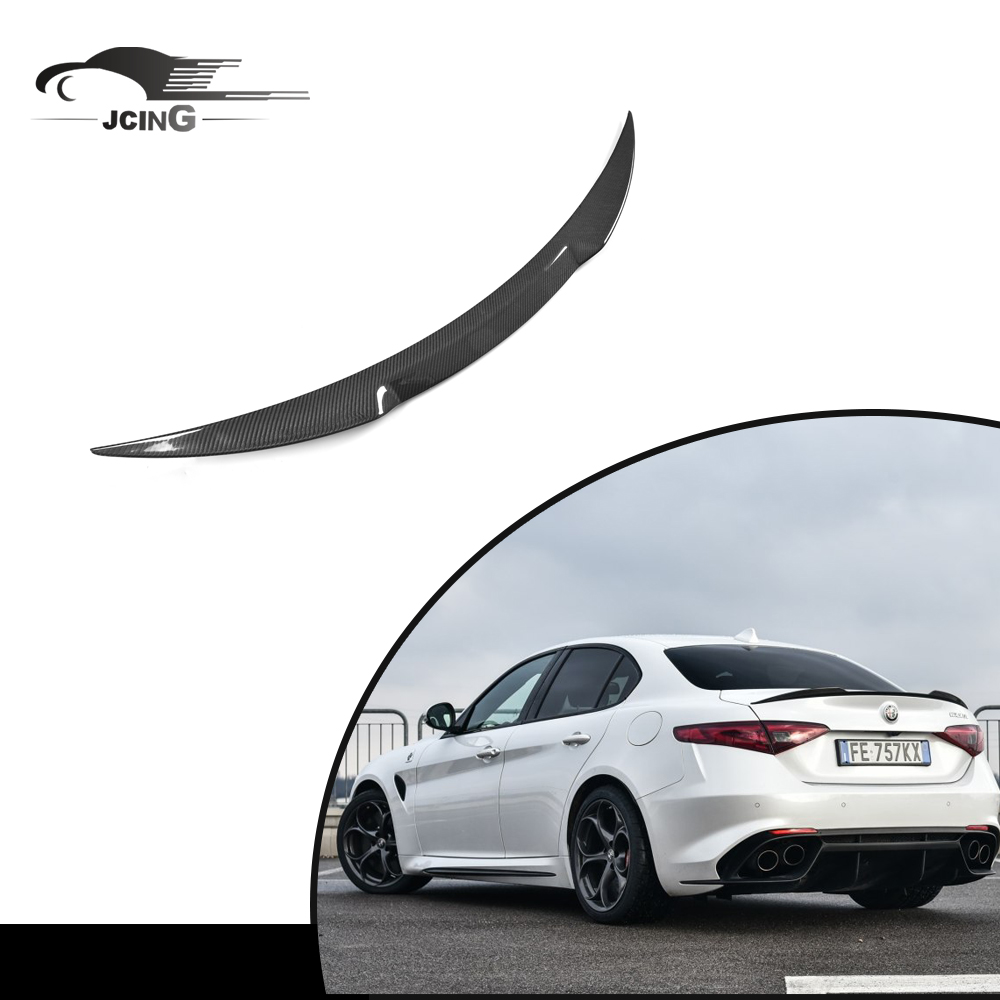 Задний спойлер для багажника из углеродного волокна для Alfa Romeo Giulia quadfot4 Sedan 2017, автомобильный спойлер
