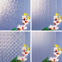 Vidrio Artístico de Alta Calidad con Patrones para Oficina, Cocina, Baño y Dormitorio, Disponible en Mistlite, Flora, Karatachi y Moru
