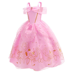 BAIGE Ailuo rose princesse robe belle au bois dormant robe robe filles scène Performance Costume pour Halloween pour la tenue des enfants - Product Image 2