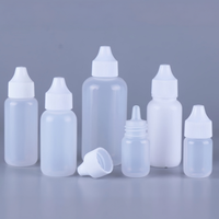 Échantillon Gratuit - Flacon compte-gouttes en plastique blanc transparent vide, sur mesure, pour solution compte-gouttes pour les yeux