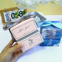 Boîte cadeau rigide de luxe, écologique, avec des matériaux recyclés, élégante et durable, pour bijoux, cosmétiques ou présentation de cadeaux