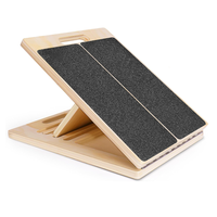 Planche Inclinée Portable en Bois Ajustable pour Étirements des Mollets, Vente Chaude, Pas Cher, OEM, ODM, Vente en Gros, Personnalisée, pour Enfants et Adultes