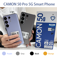 Smartphone TECNO Camon 50 Pro 5G LTE CDMA Kamera 108MP RAM/ROM 16GB+1TB Baterai 8000mAh LED 6.9" Layar 90Hz Spanyol