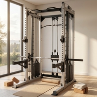 Machine Smith Zoshine pour l'entraînement de force, équipement de fitness multifonctionnel à poulies pour la maison et les petits studios