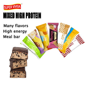 Barras de proteína nutricionales vegana, barra de Comida Halal, Chocolate, caramelo, alta energía, fabricación Protien - Product Image 1