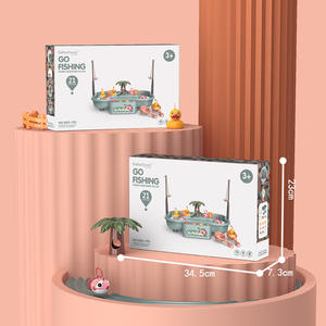 Jouets de pêche en plastique, 5 pièces, bon marché, poisson de canard pour enfants avec ensemble, été - Product Image 3