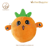 Juguete de Peluche Educativo Musical para Bebés, Piano de Frutas, Algodón PP Bordado, Súper Suave, con Sonido Inductivo, Plátano