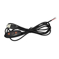 Cordon de lampe de gradateur Usb 3v 5v câble de lampe avec interrupteur marche/arrêt en ligne câble de commutateur de gradateur de lumière