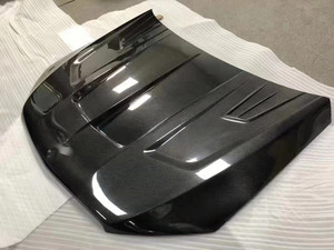 For 2020 Mercedes-Benz GLE COUPE GLE53 GLE63 GLE450 Bumpers LD Style Carbon Fiber Front Engine Vented Hood <b>Bonnet</b> - Product Image 6