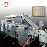 Ligne de production de biscuits durs entièrement automatique en acier inoxydable de haute qualité, mélangeur de farine, laminoir à pâte, capacité de 200 kg/h, usage commercial