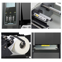 Printer Label UHF RFID QY-TX3r ISO18000-6C printer Tag layar sentuh Desktop & mesin cetak label termal kode batang