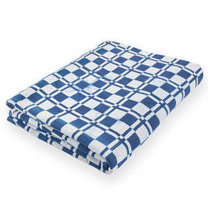 Tissu rayé en coton imprimé bloc bleu indigo pour housses de vêtements et rideaux pour la maison et l'hôtel - Product Image 6