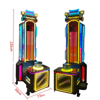 Machine de jeu d'arcade Artbel Hercules de haute qualité à pièces, YBE204, sport d'intérieur, test de force, Hammer Master, noir et rouge, 110V 1
