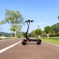 Trottinette électrique Obarter D5 48v35a 5000w à double roue motrice, 12 pouces, sans chambre à air, pliable, portable, batterie amovible