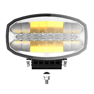 Monirf 9 "lampada a LED ovale 24 con punto di guida bianco DRL 10-30V luce di marcia diurna lampada a LED pesante per M-BENZ DAF