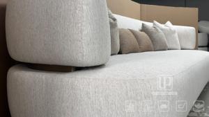 Updecors - Juego de Muebles Italianos de Diseño Nuevo, Tapicería Personalizada, Juego de Tela Seccional de 2-3 Plazas para Sala de Estar - Product Image 6