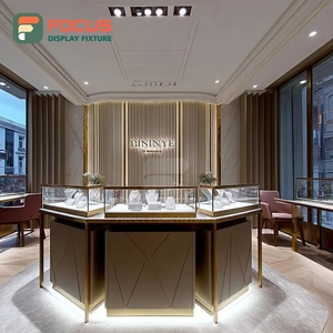 Sistema de Exhibición de Joyería de Lujo Personalizado, Panel de Vidrio Templado, Vitrina para Tienda de Marca - Product Image 6