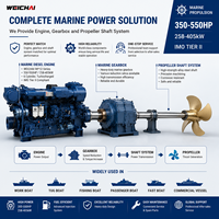 Moteur diesel marin SCDC Weichai WP12 Série 350-550 ch, norme IMO Tier II CCS, pour bateaux de travail et de pêche