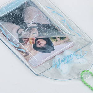 Soporte para tarjeta fotográfica Kpop, funda para tarjeta holográfica con purpurina de PVC personalizada para tarjeta Idol/foto de 3 pulgadas - Product Image 6