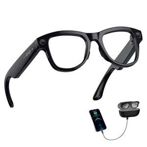 AI Translation M02 lunettes intelligentes avec étui de chargement pour caméra 8MP transfert WIFI BT appel vocal enregistrement vidéo lunettes de soleil - Product Image 2