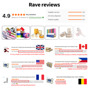 Bopp rõ ràng công nghiệp băng dính một mặt Acrylic dính nước kích hoạt áp lực nhạy cảm cho hộp niêm phong - Product Image 6