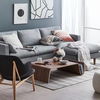 Table basse élégante de style européen et américain, table de luxe pour boutique ou maison