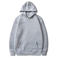 Sweat-shirt à capuche en polaire personnalisé de haute qualité avec logo, en coton-polyester épais 460g, coupe-vent, couleur unie