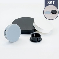 Bouchon de câble rond en nylon ignifuge à clipser, étanche IP68 pour applications industrielles