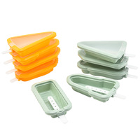 Moule à glace en silicone de qualité alimentaire pour la maison, avec couvercle, pour la fabrication de glaces maison en forme de pastèque, vente en gros