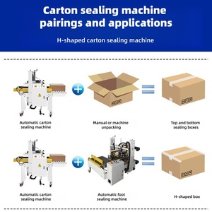 Machine de scellage automatique de boîtes, scelleuse de cartons à charge lourde pour les petites boîtes de produits chimiques industriels - Product Image 5