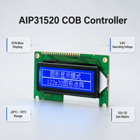 Afficheur LCD à petits caractères 84x44.5 122x32 STN Bleu 18 broches 5V Module de contrôle industriel AIP31520 Prise en charge de la bibliothèque de polices 120