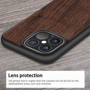 Coque de téléphone en bois naturel véritable avec logo personnalisé pour iPhone 14 13 12 11 Pro Max X XS XR 7 8 Plus Coque de téléphone - Product Image 5