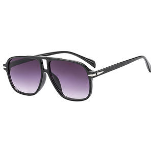 Rivets femmes Double faisceau en forme de <span class=keywords><strong>crapaud</strong></span> hommes pare-soleil grand cadre PC surdimensionné Protection solaire lunettes de soleil avec lentilles UV400 - Product Image 4