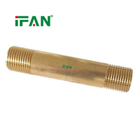Raccord de tuyauterie en laiton forgé IFAN pour projets, personnalisable, anti-fissuration, corps épaissi, pour conduites d'eau souterraines