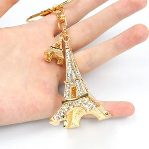 Porte-clés métal tendance Tour Eiffel Strass Porte-clés Pendentif Porte-clés <span class=keywords><strong>Paris</strong></span> - Product Image 5