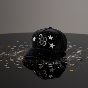 Spedizione Rapida, Cappellino da Baseball in Velluto con Logo BB Luccicante, Strass a Stella, Moda Lussuosa per Outfit Quotidiani e Streetwear, BIG <span class=keywords><strong>BOSS</strong></span> Unisex - Product Image 1