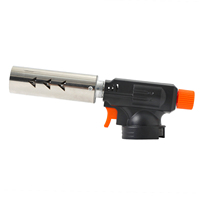 Pistolet lance-flammes portatif en acier inoxydable pour le camping en plein air, barbecue, allume-gaz
