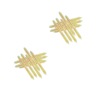 Tùy Chỉnh Double-End Chủ Đề Thép Chốt Vít Với Đôi Hình Bầu Dục Đầu Khai Thác Chốt Vít Cho Đồ Nội Thất Gỗ Metric Phần Cứng Kit - Product Image 4