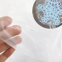 Tissu de support soluble dans l'eau pour machine à broder informatisée, film soluble dans l'eau et papier à broder en dentelle