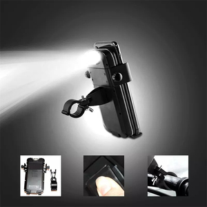 Cargador Inalámbrico Multifuncional, Soporte para Teléfono Móvil, Banco de Energía Recargable de 5000 mAh para Manillar de Bicicleta con Linterna - Product Image 4