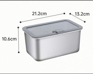 Wholesale Stainless Steel Rectangular <b>Lunch</b> <b>Box</b> Silicone-Sealed Transparent Lid Microwave Safe BPA Free Plastic Cute Design - Product Image 5
