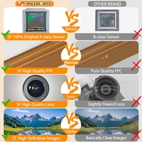 Module de caméra endoscopique WiFi miniature OEM HD sans fil CMOS BF2013 DVP 2MP certifié CE avec stockage cloud pour utilisation médicale et IA