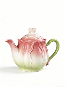 Teiera <span class=keywords><strong>da</strong></span> Viaggio in Stile Europeo <span class=keywords><strong>con</strong></span> <span class=keywords><strong>Fiori</strong></span>, Tazza <span class=keywords><strong>da</strong></span> Tè in Ceramica Cinese <span class=keywords><strong>con</strong></span> Coperchio per Caffè e Tè - Product Image 5
