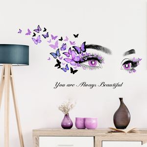 Decoración del Hogar, Adhesivos de Pared con Diseño de Mariposas, Decoración de Sala de Estar, Autoadhesivos para Niñas - Product Image 2