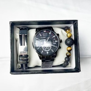 Drioshipping Montres à Quartz Tendance avec Bracelet et Coffret, Montres Sport et Affaires avec Calendrier pour Hommes, Ensembles de Bijoux Reloj - Product Image 4