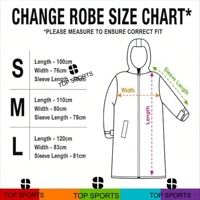 Robe de change imperméable et coupe-vent pour adultes, pour les amateurs de sauna
