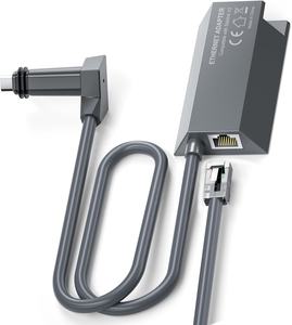 מתאם רשת קווי Powerline Ethernet עבור Starlink V2 Gen2 צלחת מלבנית, ג'יגה-ביט RJ45 LAN, עם מיגון צמה - Product Image 1