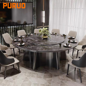 <span class=keywords><strong>Table</strong></span> ronde <span class=keywords><strong>de</strong></span> luxe minimaliste italienne <span class=keywords><strong>avec</strong></span> base dorée, <span class=keywords><strong>table</strong></span> à manger et chaises assorties, <span class=keywords><strong>table</strong></span> ronde en pierre frittée - Product Image 1